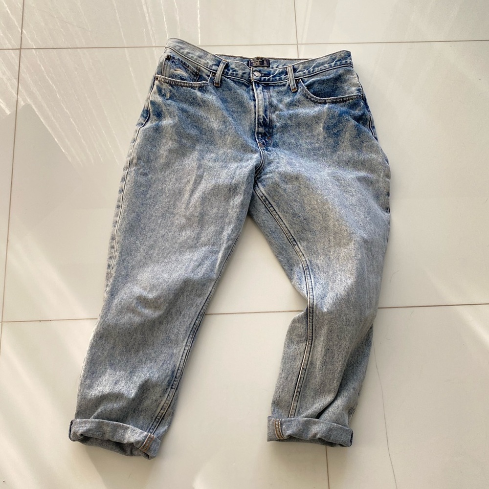 High waisted mom jeans